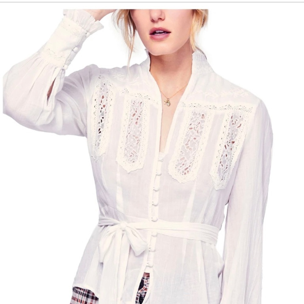 Free People Crochet Top